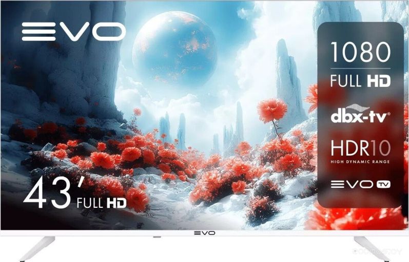 Телевизор Evo TV 43 White TD0051750RU, фото 1