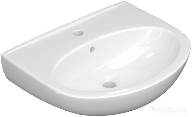 Умывальник Керамин Лаго 45 (с отверстием и пьедесталом)
