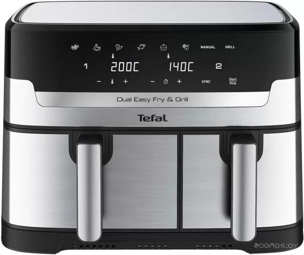 Аэрофритюрница Tefal Dual Easy Fry & Grill EY905D