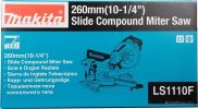 Торцовочная пила Makita LS1110F