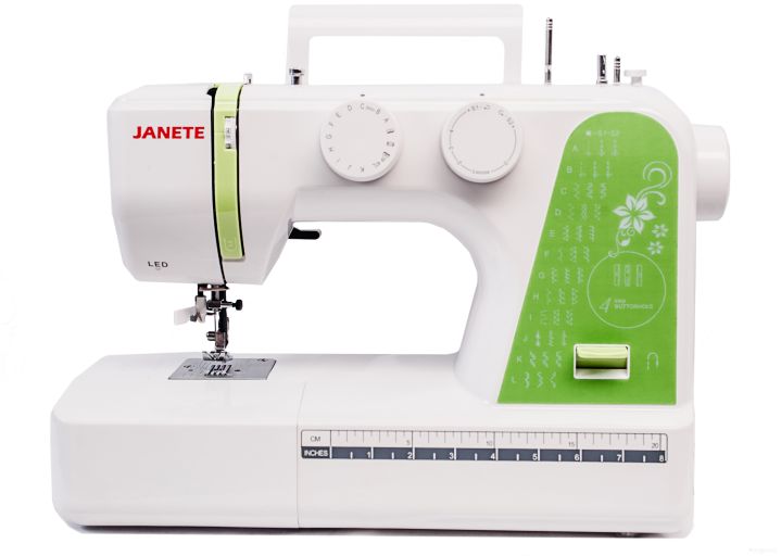 Электромеханическая швейная машина Janete 987P (зеленый)