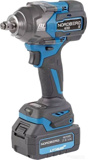 Гайковерт Nordberg NE808K (с 2-мя АКБ, кейс)