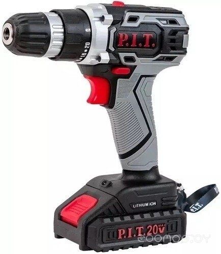 Дрель-шуруповерт P.I.T. PSR18-D3 (с 2-мя АКБ, кейс)