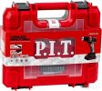 Ударная дрель-шуруповерт P.I.T. PSR18-D4 (с 2-мя АКБ, кейс, набор оснастки)
