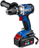 Дрель-шуруповерт ЗУБР Профессионал DB-201-42 (с 2-мя АКБ 4 Ач, кейс)