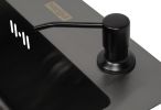 Комплект ARFEKA ECO AR мойка 450*450 (настольная), коландер, дозатор BLACK DECOR MILLET GRAINS