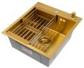 Комплект ARFEKA ECO AR мойка 450*500, коландер, дозатор GOLD