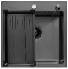 Комплект ARFEKA ECO AR мойка 500*500, коландер G, дозатор BLACK
