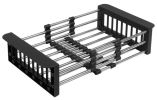 Комплект ARFEKA ECO AR мойка 500*500, коландер, дозатор BLACK