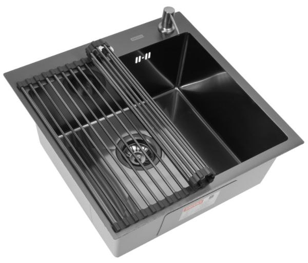 Комплект ARFEKA ECO AR мойка 500*500, роллер-мат, дозатор BLACK DECOR MILLET GRAINS