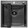 Комплект ARFEKA ECO AR мойка 500*500, роллер-мат, дозатор BLACK DECOR MILLET GRAINS