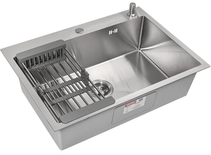 Комплект ARFEKA ECO AR мойка 700*500, коландер, дозатор SATIN