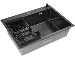 Комплект ARFEKA ECO AR мойка 700*500, коландер, дозатор BLACK DECOR