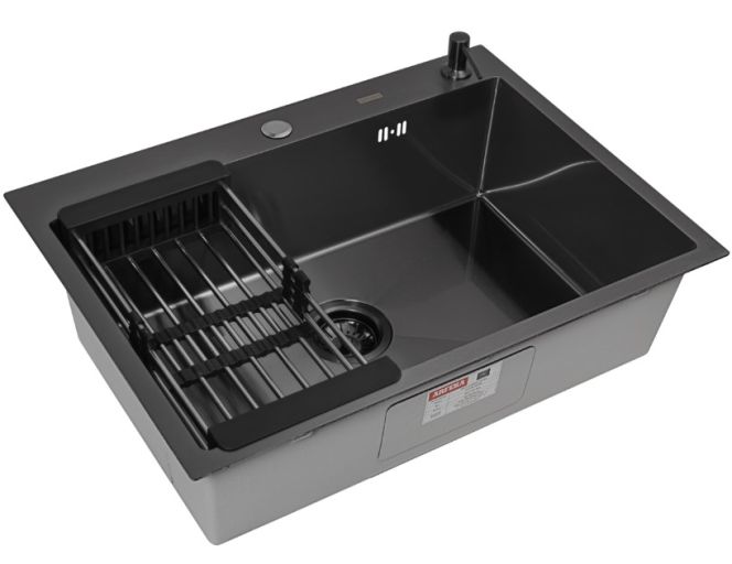 Комплект ARFEKA ECO AR мойка 700*500, коландер, дозатор BLACK