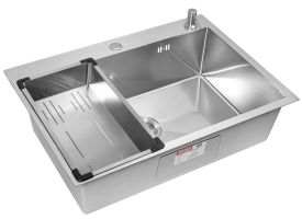 Комплект ARFEKA ECO AR мойка 700*500, коландер G, дозатор SATIN DECOR