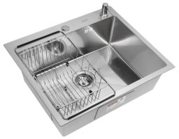 Комплект ARFEKA ECO AR мойка 600*500, коландер F, дозатор SATIN DECOR MILLET