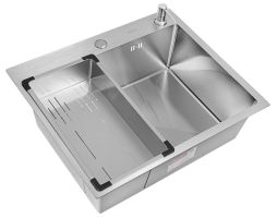 Комплект ARFEKA ECO AR мойка 600*500, коландер G, дозатор SATIN