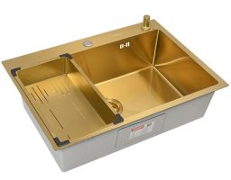 Комплект ARFEKA ECO AR мойка 700*500, коландер G, дозатор GOLD