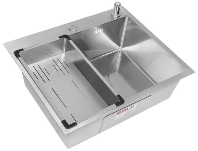 Комплект ARFEKA ECO AR мойка 600*500, коландер G, дозатор SATIN DECOR