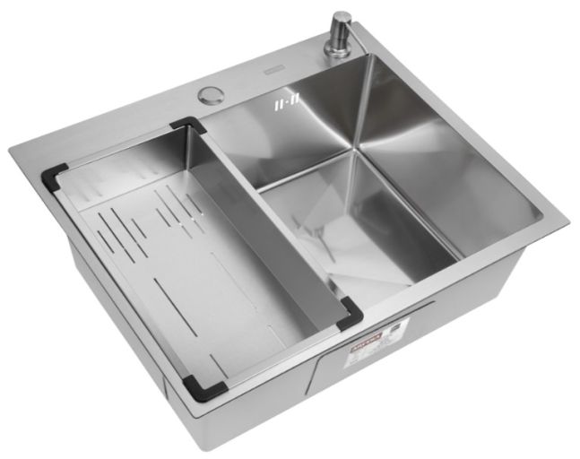 Комплект ARFEKA ECO AR мойка 600*500, коландер G, дозатор SATIN DECOR MILLET