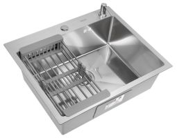 Комплект ARFEKA ECO AR мойка 600*500, коландер, дозатор SATIN DECOR MILLET GRAINS