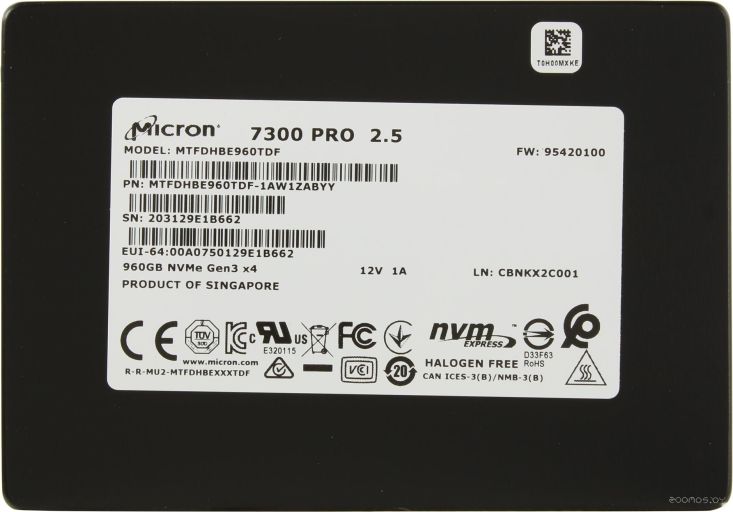 SSD MICRON 7300 Pro 1.92TB MTFDHBE1T9TDF-1AW1ZABYY