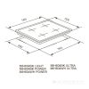 Варочная панель Meferi MIH604WH ULTRA