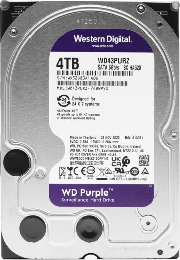 Жесткий диск Western Digital WD44PURZ 4Tb