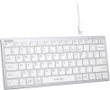 Клавиатура A4Tech Fstyler FBX51C (серебристый/белый)