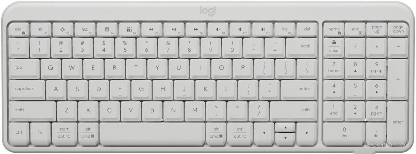 Клавиатура Logitech K251 Compact Bluetooth Wireless Keyboard 920-013364 (белый, нет кириллицы)
