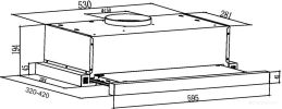 Кухонная вытяжка Schtoff TFB 5360 GWH (белый)