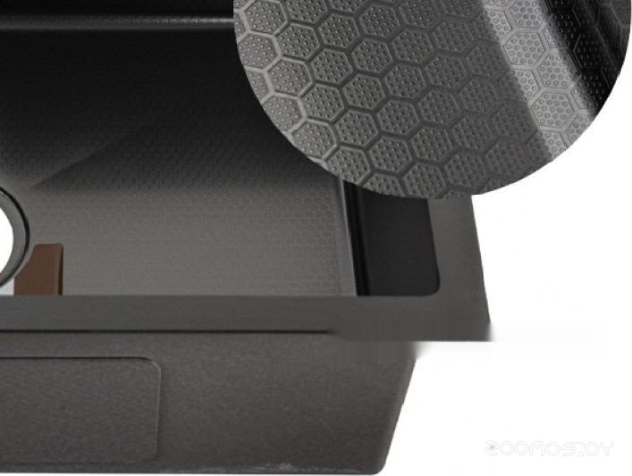 Кухонная мойка Schtoff Undermount Best Decor Black 5545, фото 3