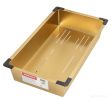 Кухонная мойка ARFEKA ECO AR 70х50+CL AR G+DS AR (Gold)