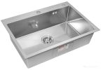 Кухонная мойка ARFEKA ECO AR 70х50+CL AR G+DS AR (Satin Decor)