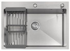 Кухонная мойка ARFEKA ECO AR 70х50+CL AR+DS AR (Satin)