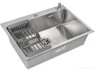 Кухонная мойка ARFEKA ECO AR 70х50+CL AR+DS AR (Satin)