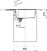 Кухонная мойка Franke UBG 611-78L (оникс)