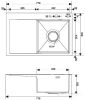 Кухонная мойка РМС MRK-7851R (с дозатором)