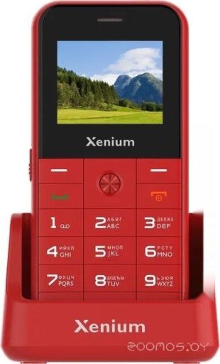 Телефон Xenium X718 (красный)