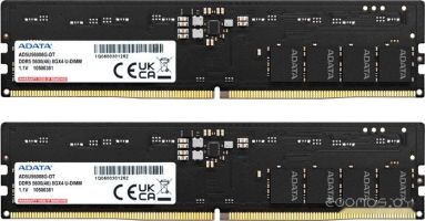 Оперативная память A-Data 2x16ГБ DDR5 4800 МГц AD5U480016G-DT