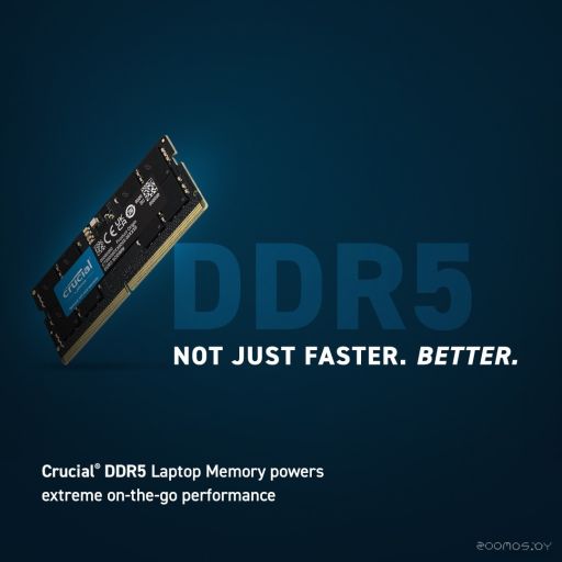 Оперативная память Crucial 16ГБ DDR5 SODIMM 5600МГц CT16G56C46S5