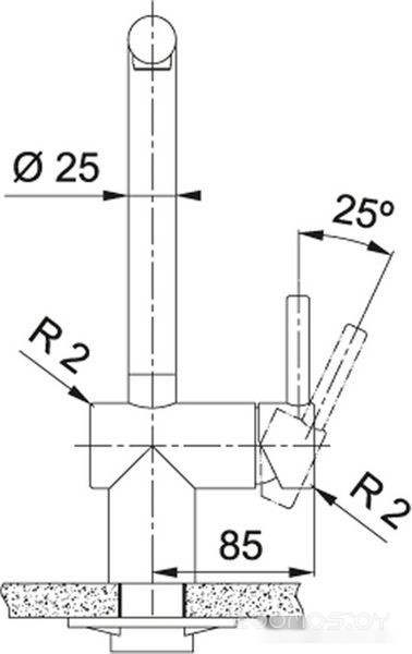 Смеситель Franke Atlas Neo 115.0628.207 (антрацит, PVD), фото 5