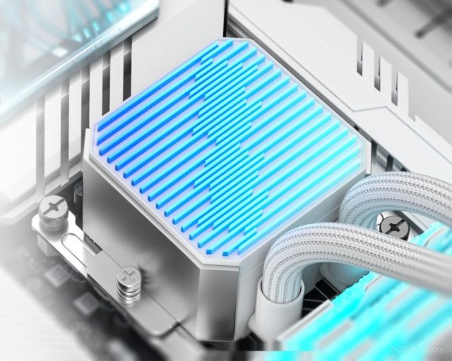 Жидкостное охлаждение для процессора ID-COOLING DX360 Max White