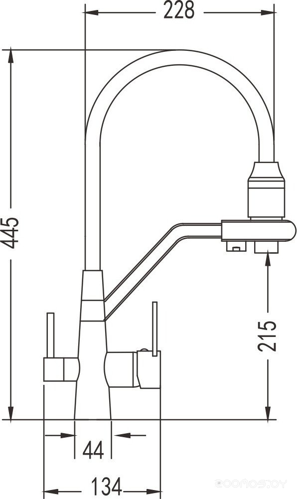 Смеситель Rose R558G, фото 22