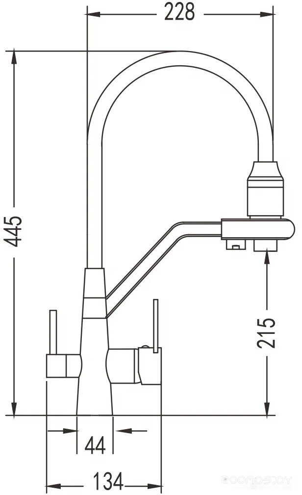 Смеситель Rose R558E, фото 2