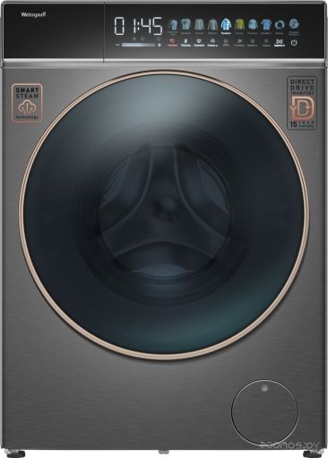 Стирально-сушильная машина Weissgauff WMD 58411 Direct Drive Inverter Premium Steam Grey