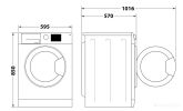 Стирально-сушильная машина Whirlpool FFWDB 964489 SBSV EE