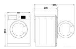 Стирально-сушильная машина Whirlpool FFWDB 964489 SV EE