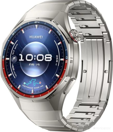 Умные часы Huawei Watch GT 6 Pro 46 мм (серебристый, с серебристым браслетом, международная версия)