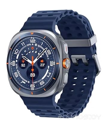 Умные часы Samsung Galaxy Watch Ultra 2025 47 мм LTE (синий титан)